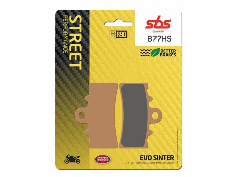 Гальмівні колодки SBS Performance Brake Pads / HHP, Sinter 877HS